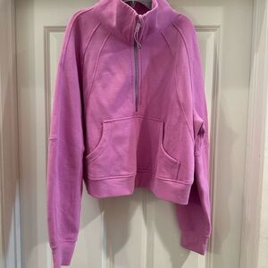 lululemon athletica Pink Half-Zip Hoodie